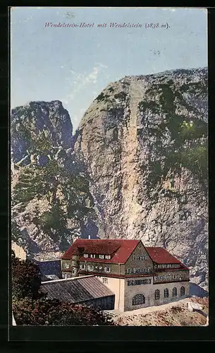 AK Wendelstein-Hotel, Gesamtansicht mit Wendelstein