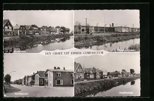 AK Emmer-Compascuum, Oosterdiep, Hoofdkanaal, Huishoudschool