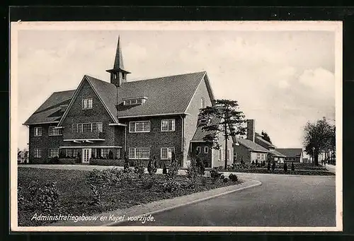 AK Assen, Administratiegebouw en Kapel voorzijde