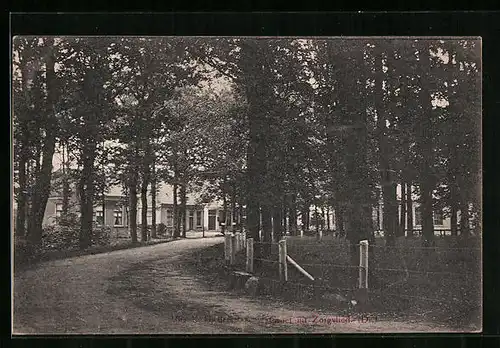 AK Zorgvlied, Waldweg in die Stadt führend