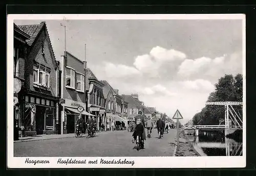 AK Hoogeveen, Hoofdstraat met Noordschebrug