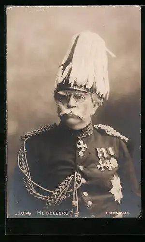 AK Schauspieler Greisnegger in Uniform