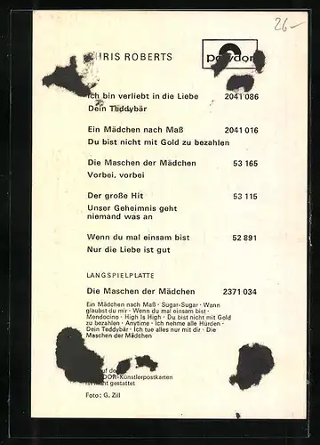 AK Musiker Chris Roberts mit auffällig gemustertem Hemd