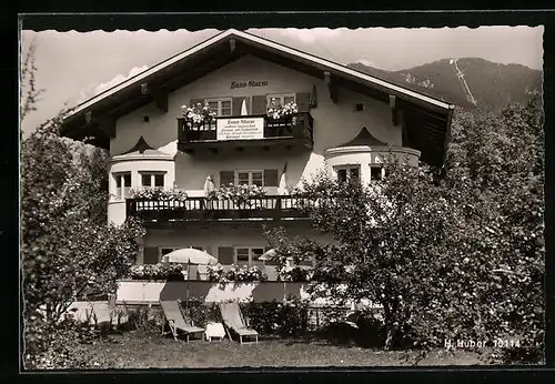 AK Garmisch-Partenkirchen, Hotel Haus Sturm in der Angerstrasse 4