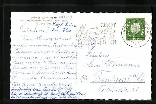 AK Weissach, Gasthof zur Weissach