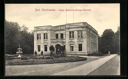 AK Bad Oeynhausen, Neues Badeverwaltungs-Gebäude