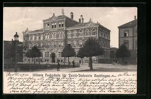 AK Reutlingen, Höhere Fachschule für Textil-Industrie