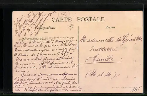 AK Bénaménil, Vue intérieure