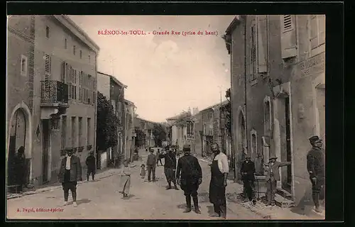 AK Blénod-les-Toul, Grande Rue