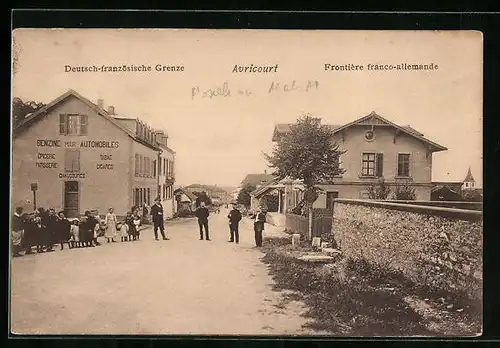 AK Avricourt, Frontière franco-allemande