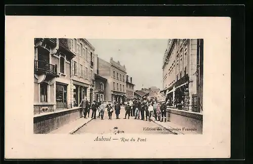 AK Auboué, Rue du Pont