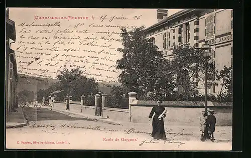 AK Dombasle-sur-Meurthe, Ecole de Garcons