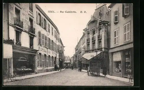 AK Toul, Rue Gambetta