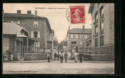 AK Baccarat, Entrée des Cristalleries