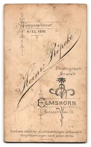 Fotografie Heinr. Röpcke, Elmshorn, Schulstrasse 26, Kinder im Sonntagsstaat