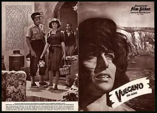 Filmprogramm IFB Nr. 1067, Vulcano, Anna Magnani, Rossano Brazzi, Regie: William Dieterle