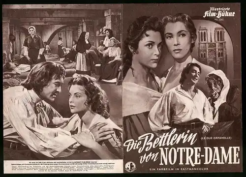 Filmprogramm IFB Nr. 3262, Die Bettlerin von Notre-Dame, Myriam Bru, Milly Vitale, Regie: Giacomo Gentilomo