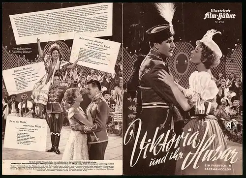 Filmprogramm IFB Nr. 2456, Victoria und ihr Husar, Eva Bartok, Frank Felder, Regie: Rudolf Schündler