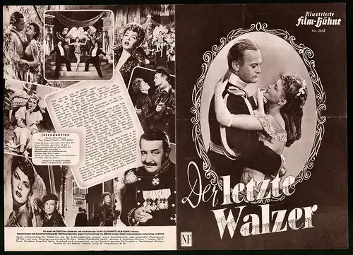 Filmprogramm IFB Nr. 2042, Der letzte Walzer, Eva Bartok, Curd Jürgens, Regie: Arthur Maria Rabenalt