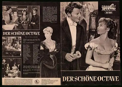 Filmprogramm PFP Nr. 61 /60, Der schöne Octave, Gérard Philipe, Danielle Darrieux, Regie: Julien Duvivier