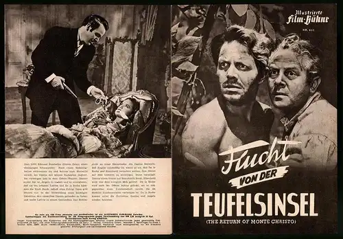 Filmprogramm IFB Nr. 651, Flucht von der Teufelsinsel, Louis Hayward, Una O`Connor, Regie: Henry Levin