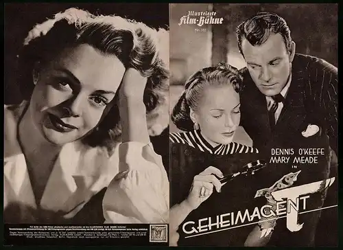 Filmprogramm IFB Nr. 555, Geheimagent T, Dennis O`Keefe, Mary Meade, Alfred Ryder, Regie: Anthony Mann