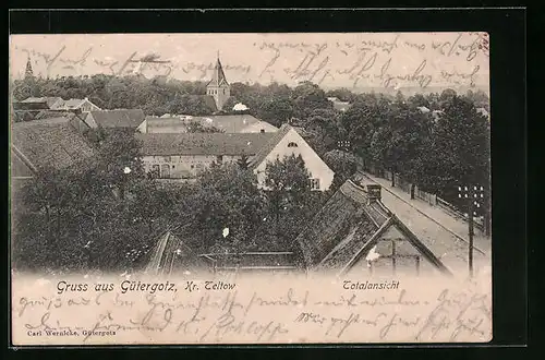 AK Gütergotz, Teilansicht der Ortschaft