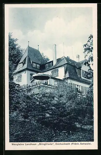 AK Eschenbach, Wengleins Landhaus Bringfriede