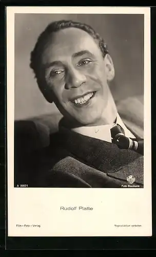 AK Schauspieler Rudolf Platte lächelt
