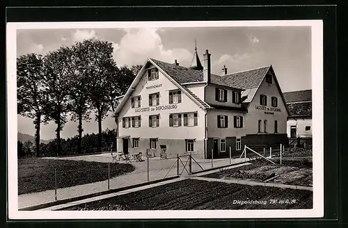 AK Bissingen, Gaststätte und Erholungsheim Diepoldsburg, Bes. Val. Rall