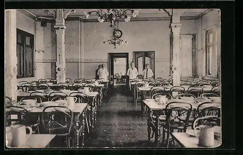 AK Oderberg, Speisesaal des Gebhardsheims