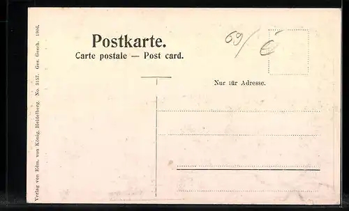 AK Heidelberg, Hotel zum Ritter, Glashalle, Speisesaal