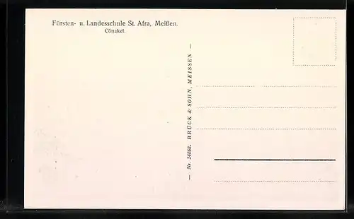 AK Meissen, Fürsten- u. Landesschule St. Afra