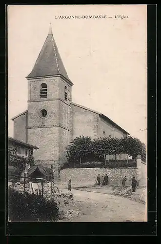 AK L`Argonne-Dombasle, L`Église