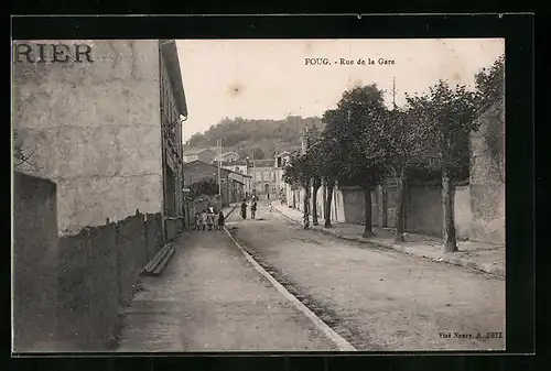 AK Foug, Rue de la Gare