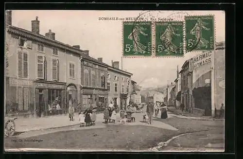 AK Dombasle-sur-Meurthe, Rue Nationale
