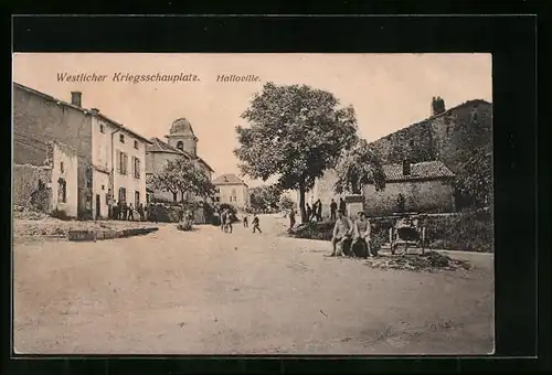 AK Halloville, Westlicher Kriegsschauplatz