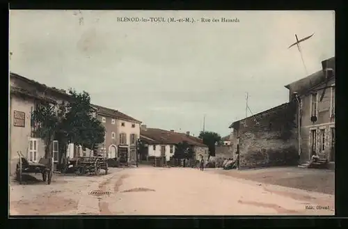 AK Blénod-les-Toul, Rue des Hazards