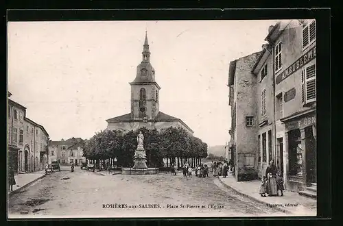 AK Rosières-aux-Salines, Place St-Pierre es l`Eglise