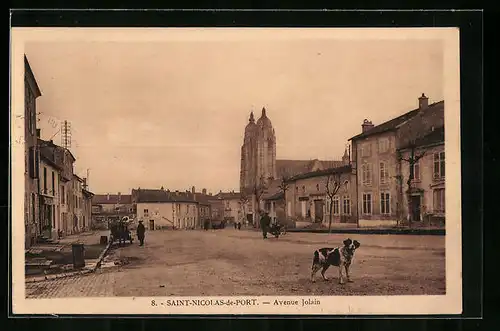 AK Saint-Nicolas-de-Port, Avenue Jolain