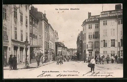 AK Pont-à-Mousson, Rue Victor-Hugo
