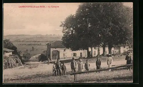 AK Laneuveville-aux-Bois, Le Calvaire