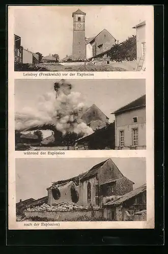 AK Leintrey, Vor und während und nach der Explosion