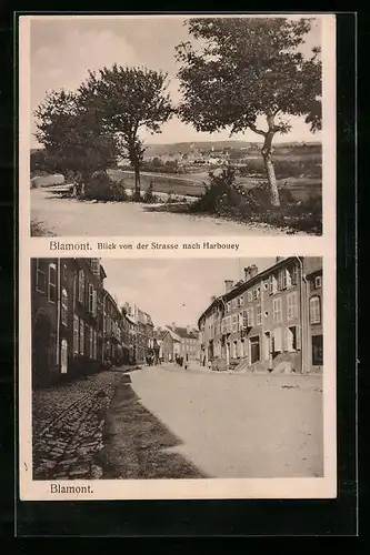AK Blamont, Blick nach Harbouey