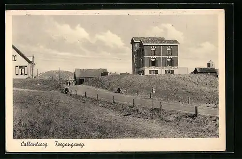 AK Callantsoog, Toegangsweg, Hotel Pension de groote Villa