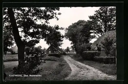 AK Vlagtwedde, Oud Westerwolde, Landstrassenpartie