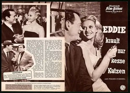 Filmprogramm IFB Nr. 6471, Eddie krault nur kesse Katzen, Eddie Constantine, Christiane Minazzoli, Regie: Raoul Andre
