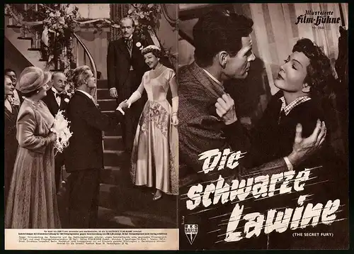 Filmprogramm IFB Nr. 2661, Die schwarze Lawine, Claudette Colbert, Robert Ryan, Regie: Mel Ferrer