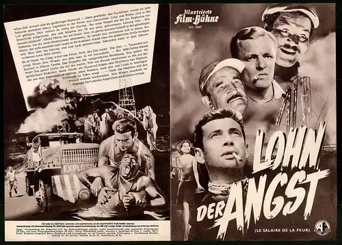 Filmprogramm IFB Nr. 2067, Lohn der Angst, Yves Montand, Charles Vanel, Regie: H. G. Clouzot