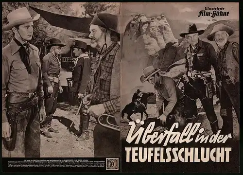 Filmprogramm IFB Nr. 1008, Überfall in der Teufelsschlucht, William Boyd, George Hayes, Regie: David Selman